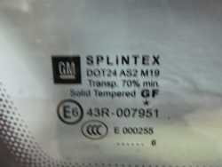 OPEL ZAFIRA B 05-08 SZYBA KAROSERYJNA PRZOD PRAWA
