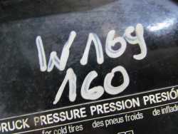 MERCEDES W169 04-12 160KLAPKA WLEWU PALIWA 1695840217