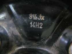 VW  4X100 14'' ET45 KOLO DOJAZDOWE ZAPAS